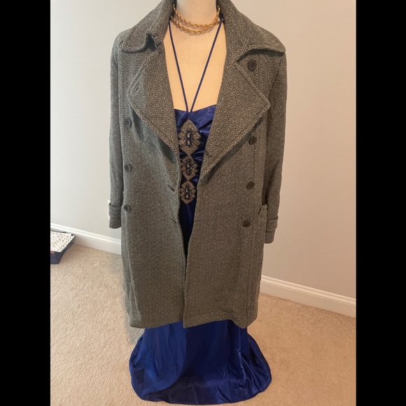 ✨ VINTAGE TED BAKER LONDON WINTER COAT – ELEGANT, TIMELESS & RARE (SIZE 4) ✨ - Picture 5 of 9